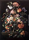 Flowers in Glass and Fruits by Jan Davidsz de Heem